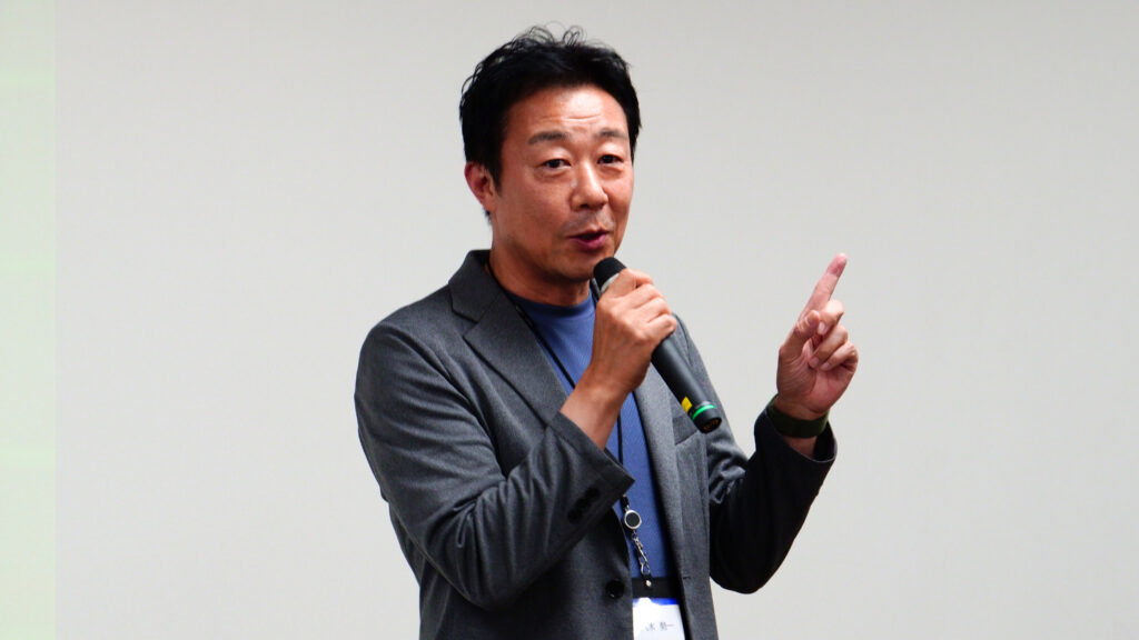 お話ししている常務執行役員 人事担当(CHRO)大八木さん