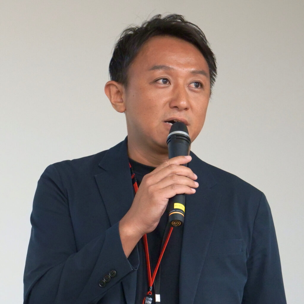 全社イノベーション推進プログラムについて語るイノベーション戦略推進チーム 渡邊さん