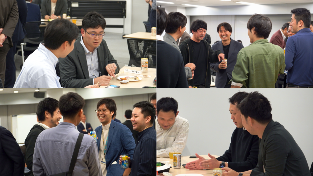 当日の様子がさらに4枚コラージュされている